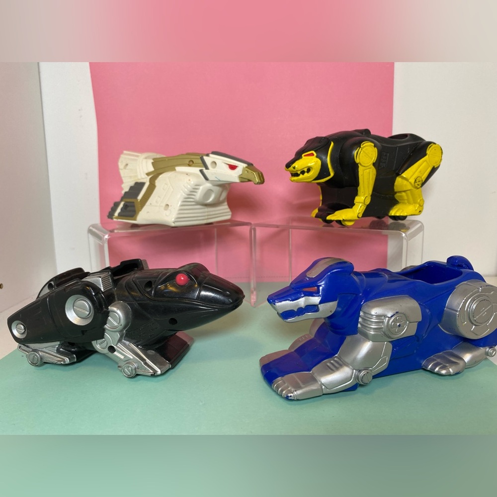 Vintage Mighty Morphin Power Rangers Megazords, Happy Meal toys